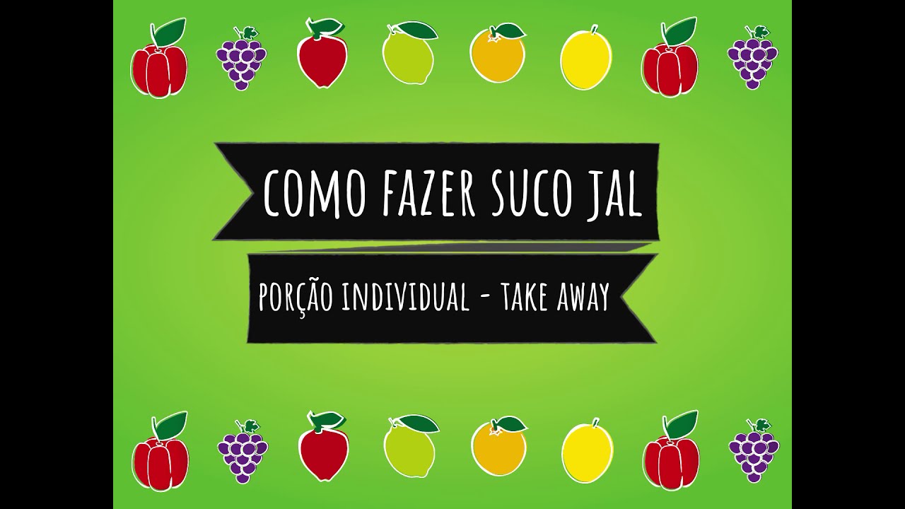 Como fazer Suco JAL? Por&ccedil;&atilde;o Individual