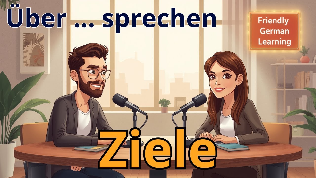 Talking About Goals in German | Über Ziele sprechen auf Deutsch | German Listening Practice