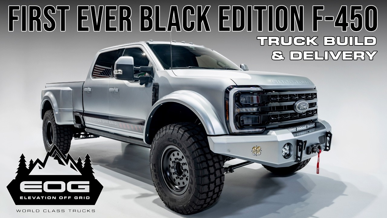 ПЕРВЫЙ В ИСТОРИИ F-450 в чёрном цвете