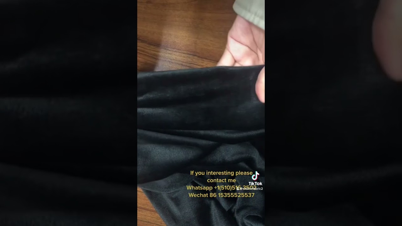Super soft velvet stock fabrics knitted fabrics,