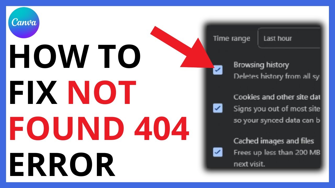 How to Fix Canva Not Found 404 [QUICK GUIDE]