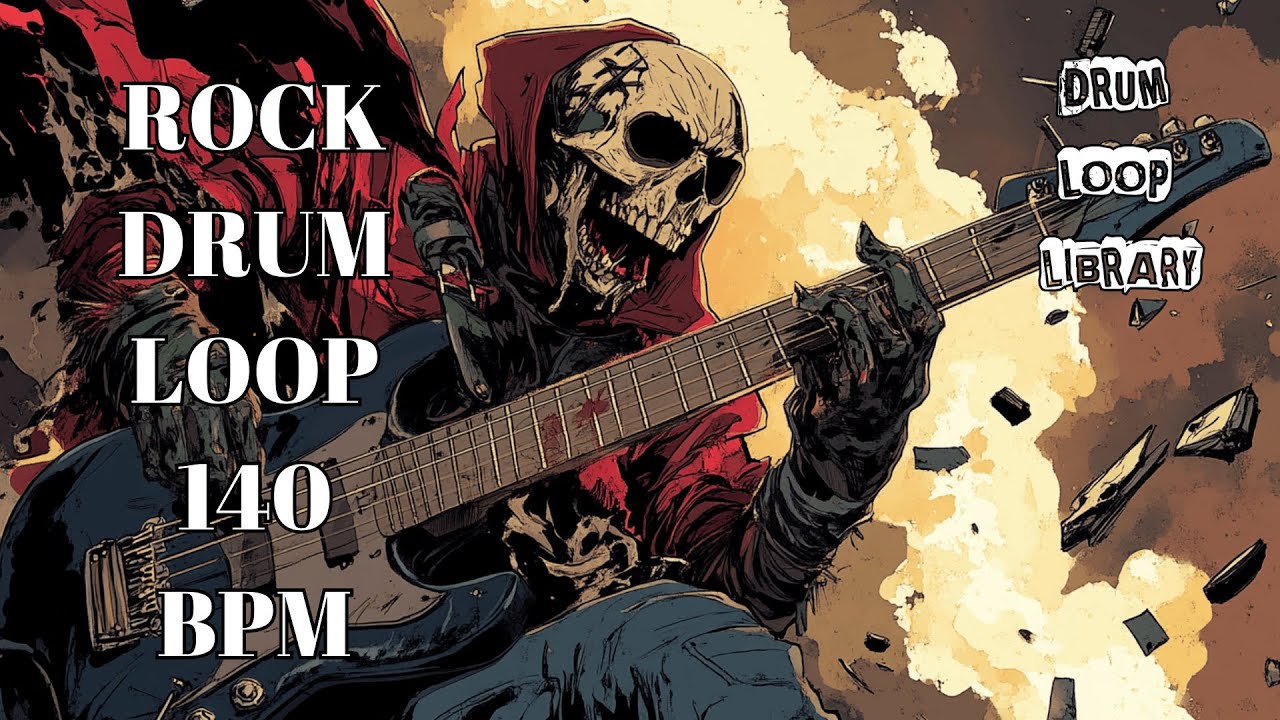 140 BPM Metal Drum Track &ndash; Driving Double-Time Energy