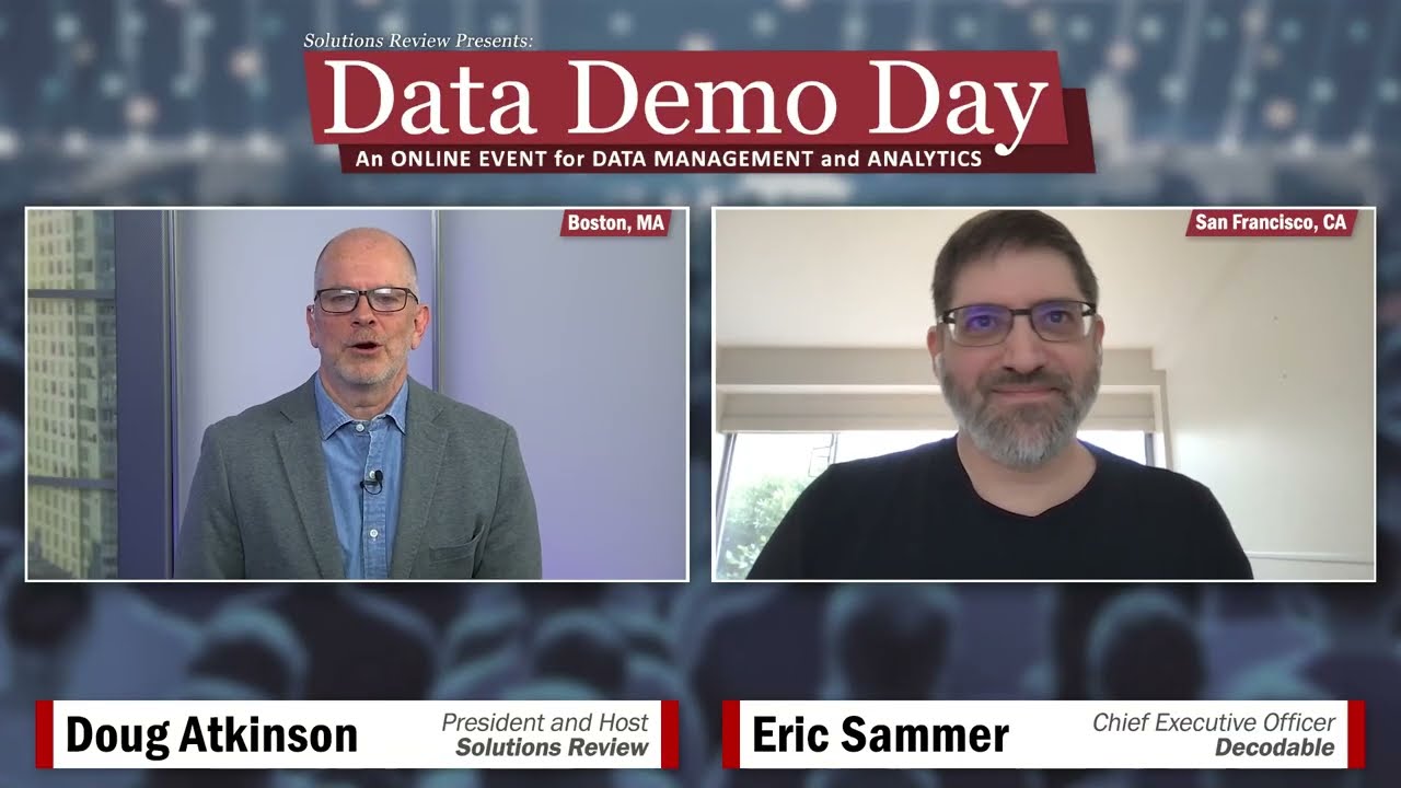 Decodable at Solutions Review's Data Demo Day