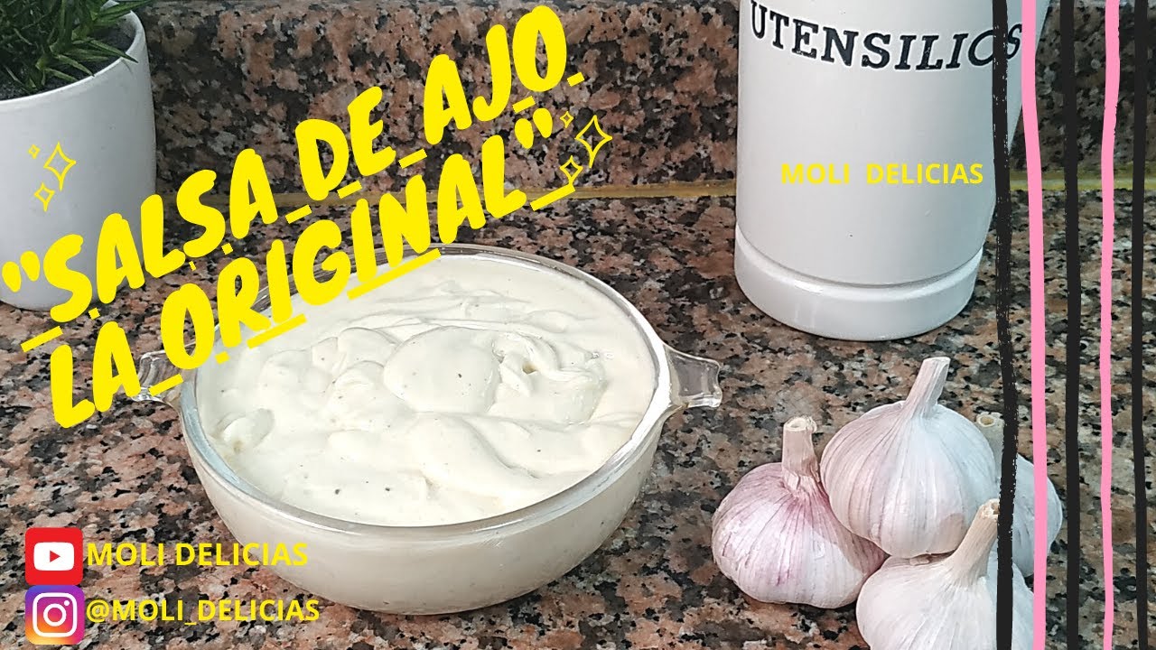SALSA DE AJO LA ORGINAL |LA MAS DELICIOSA|