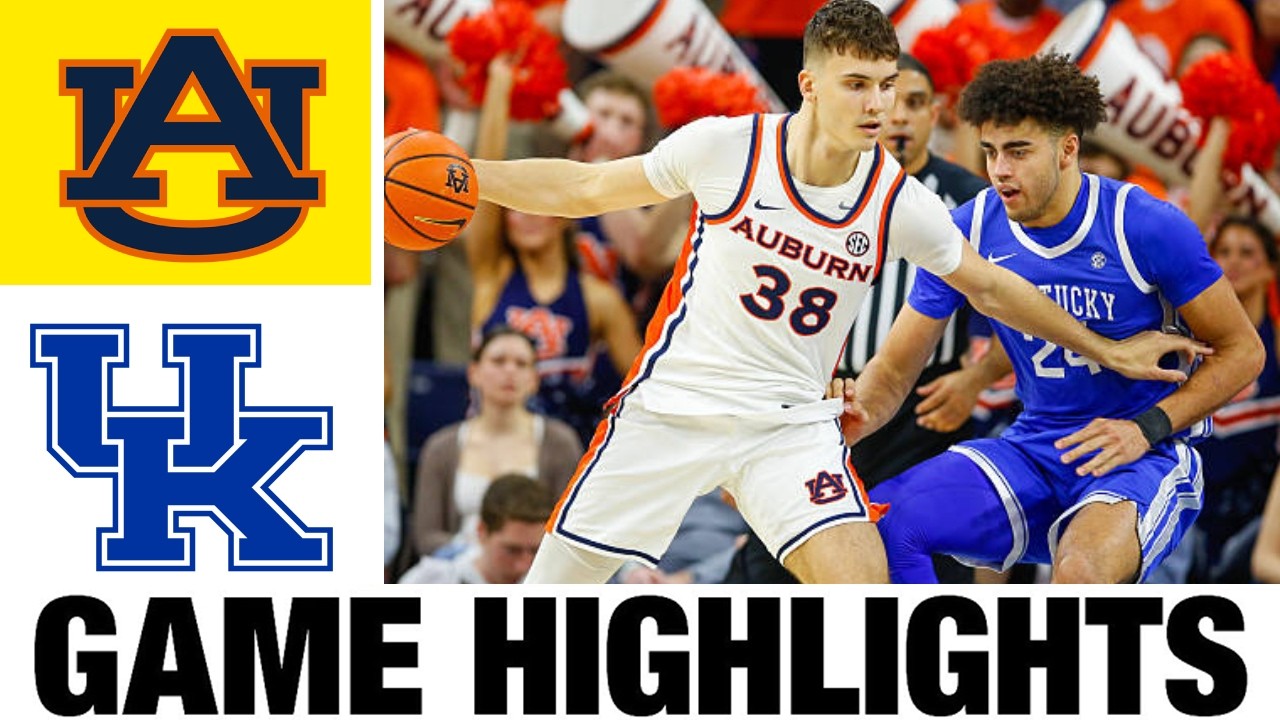 Kentucky vs Auburn Highlights | Men's Basketball | College Basketball 2026