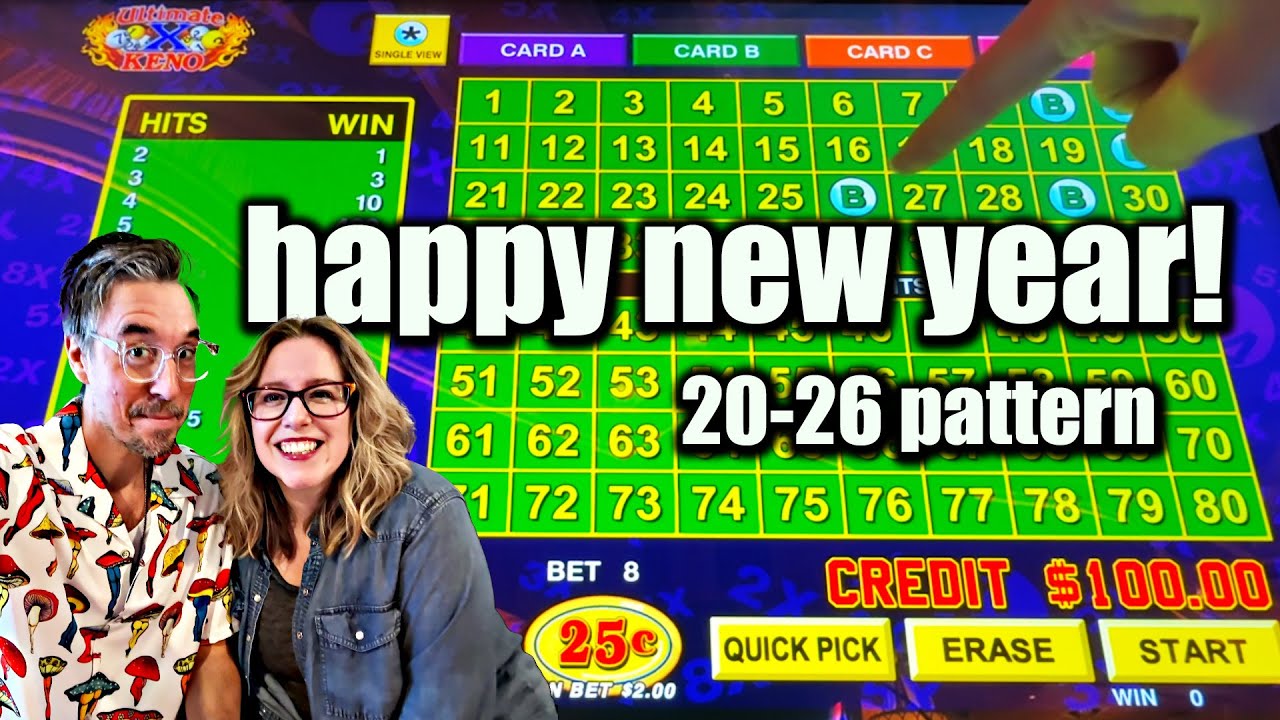 Happy New Year! 2026 Anchor Strategy on Ultimate X KENO!