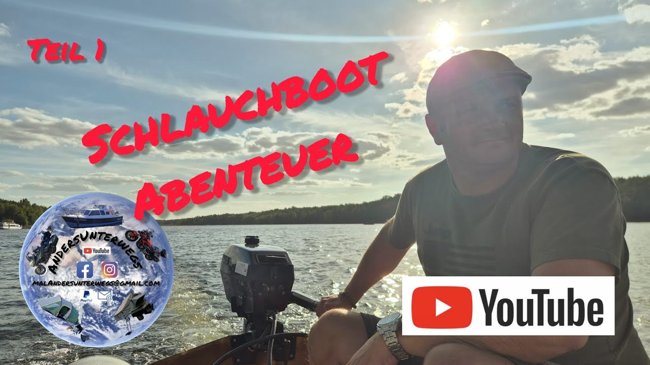 „Schlauchboot trifft Segelboot