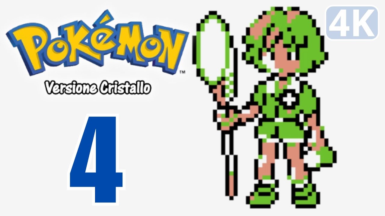 Pokémon Cristallo ITA #04 - Raffaello Capopalestra e Bosco di Lecci - Gameplay Walkthrough 4K 60FPS