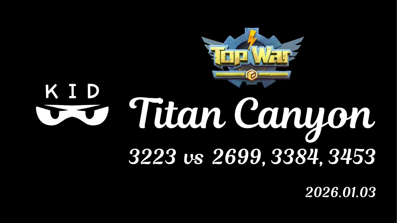[Topwar s3223] TC (vs 2699, 3384, 3453)
