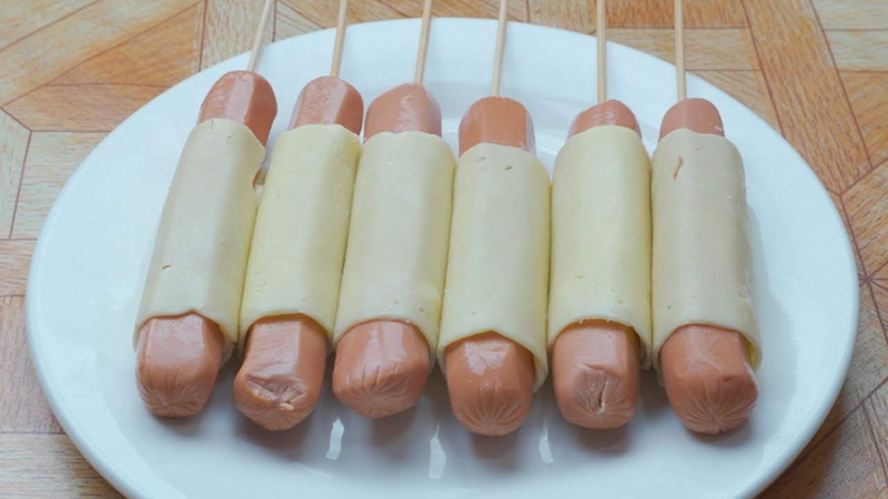 Corn Dogs | Banderillas de Salchicha y queso