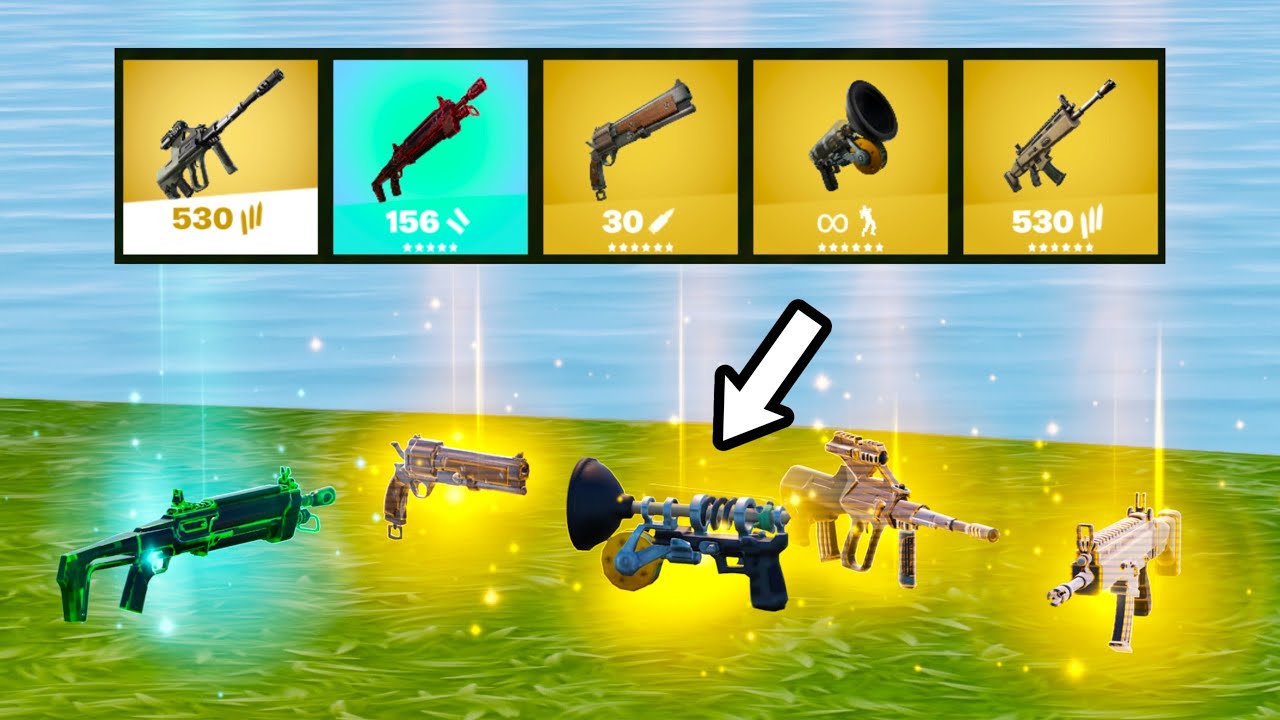 Перезагрузка Fortnite, но я могу использовать ТОЛЬКО РЕДКУЮ ДОБЫЧУ...