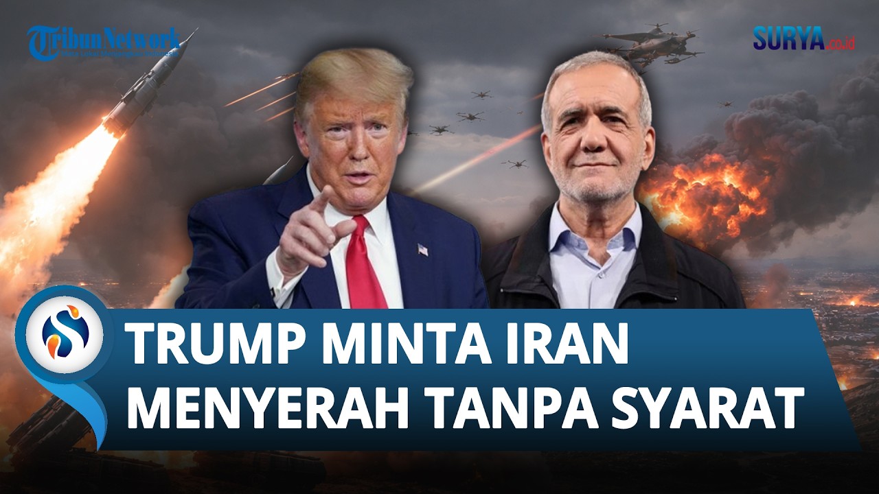 Donald Trump Tutup Pintu Negosiasi dengan Iran, Desak Teheran Menyerah Tanpa Syarat