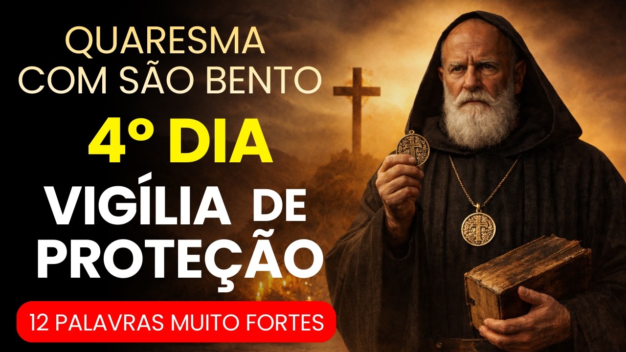 📿 4º DIA DA QUARESMA | AS 12 PALAVRAS DO GRIMÓRIO DE SÃO BENTO PARA FECHAR PORTAS ESPIRITUAIS