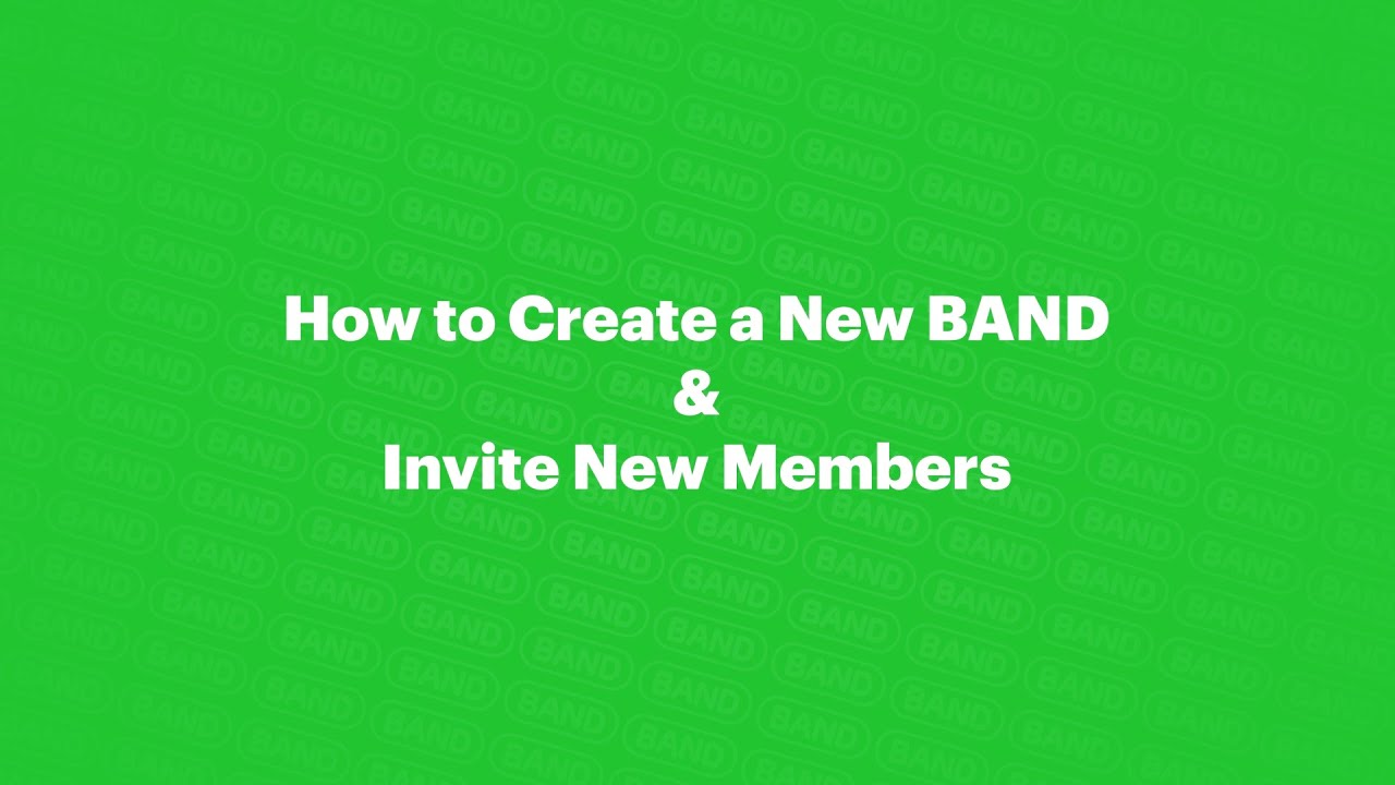 How to create a BAND