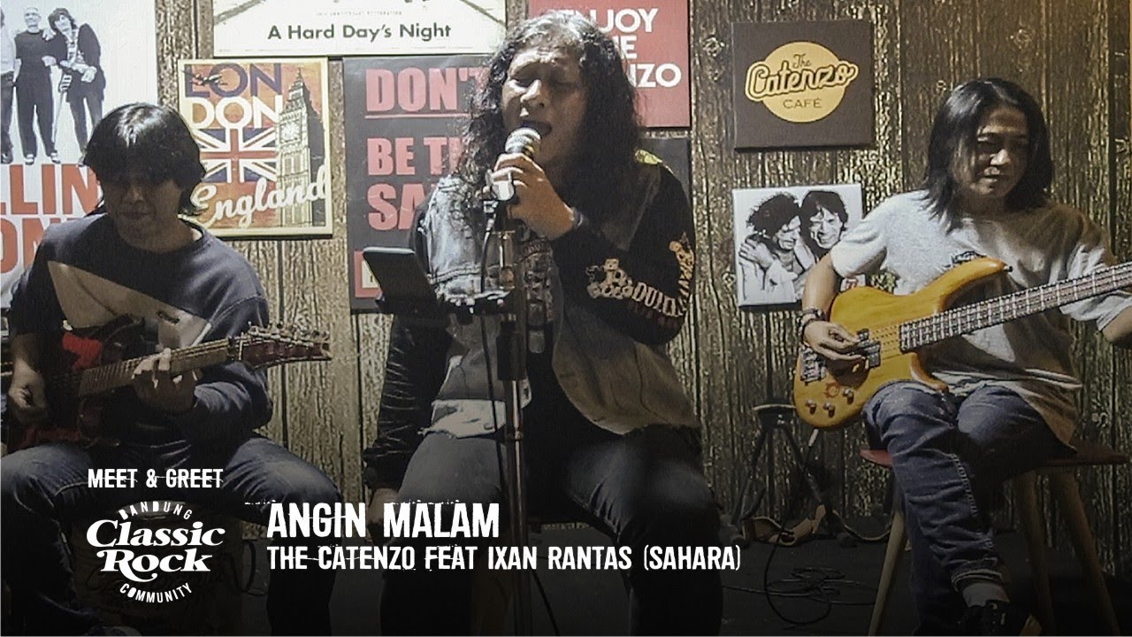 ANGIN MALAM || IXAN RANTAS (SAHARA) FEAT THE CATENZO | CATENZO CAFE LIVE MUSIC