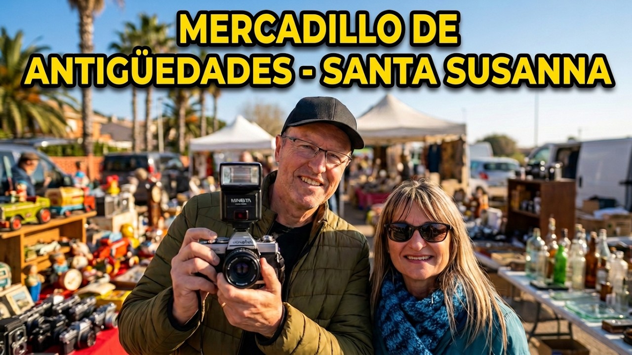 MERCADILLO de ANTIGÜEDADES | Santa Susanna - El Maresme (Cataluña)