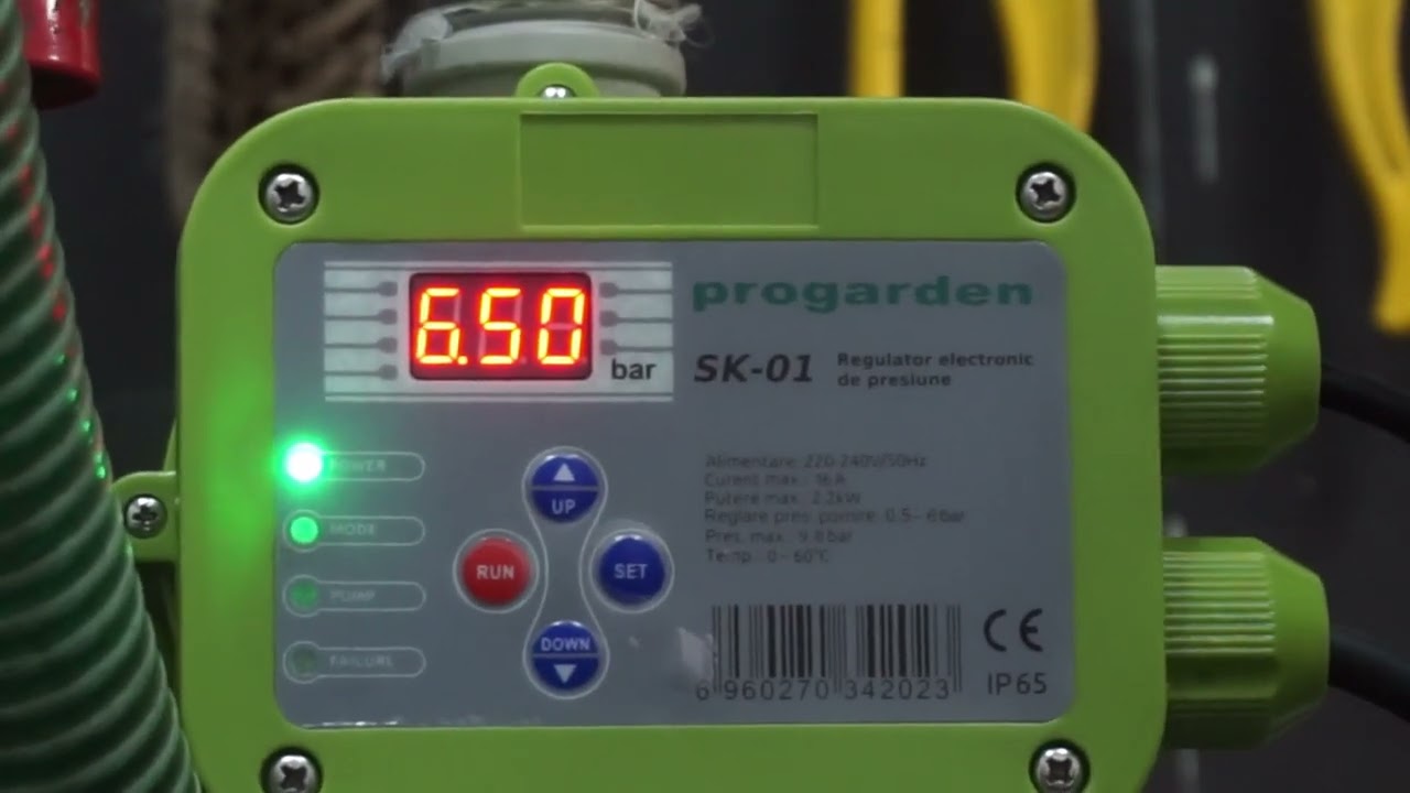 Configurare si testare presostat automat Progarden SK-01
