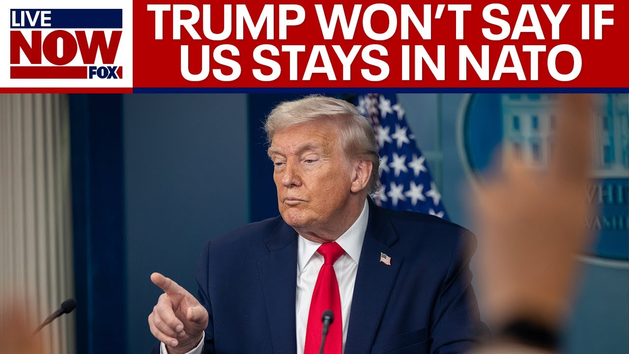 WATCH: Trump declines to answer if US will continue in NATO