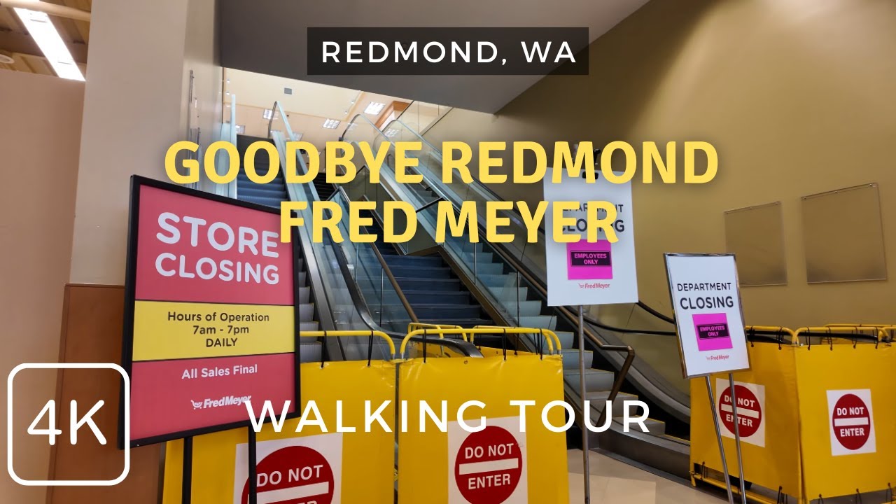 Inside the Redmond Fred Meyer Store Closing | Redmond, WA Oct 2025 | Walking Tour
