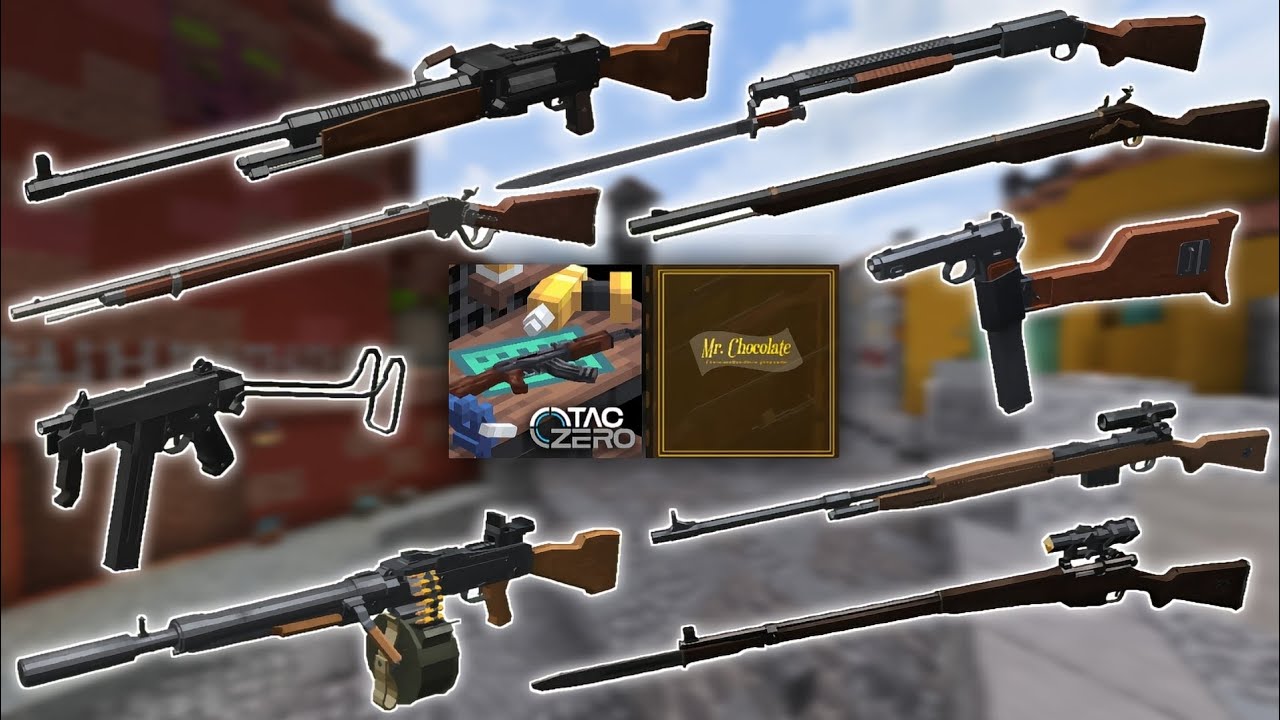 Minecraft TaCZ ChocolateMan:Retro Gunpowder Gunpack - All Weapons Showcase | v1.1.8 | By DianDaoFish