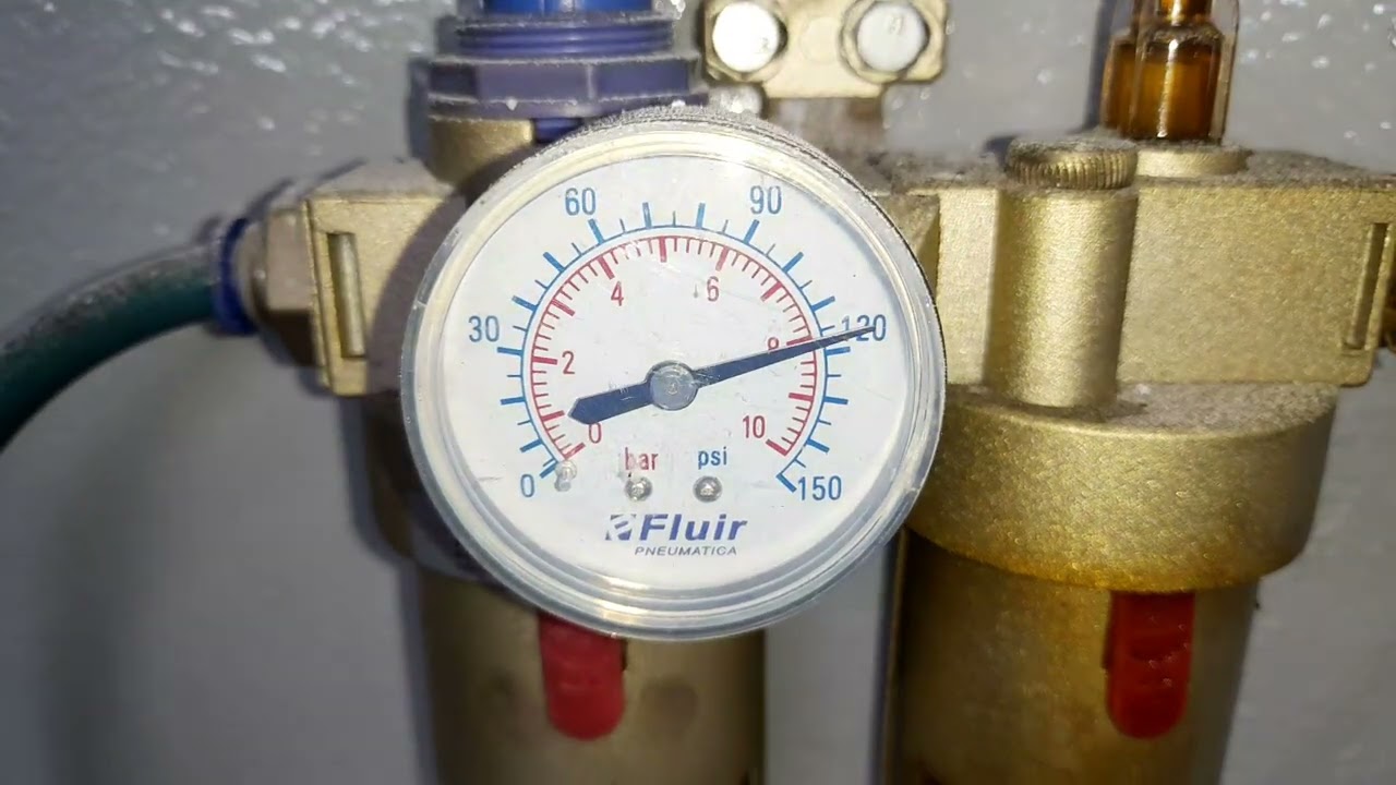 Regulagem lubrifil  para pneumaticas e cuidados com vazamentos  na rede de ar