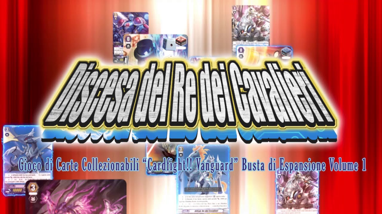 Cardfight!! Vanguard BUSTA 01 Discesa del Re dei Cavalieri BOX OPENING