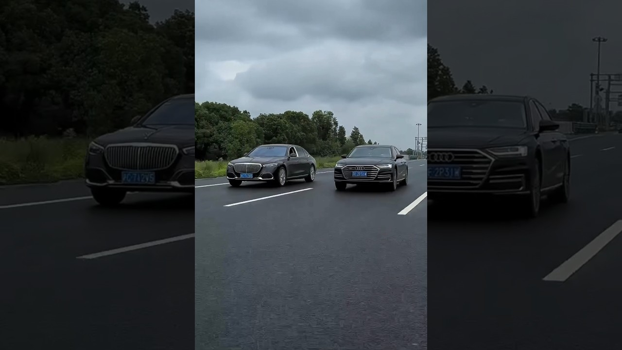 Mercedes S or Audi A8. What do you choose? #audi #quattro #luxury #audia8 #mercedes #shorts