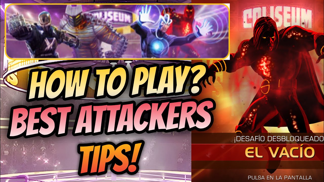 BEST ATTACKERS TO ACHIEVE ALL THE SOLO COLISEUM OBJECTIVES | VOID BOSS | Marvel MCOC | MCOC