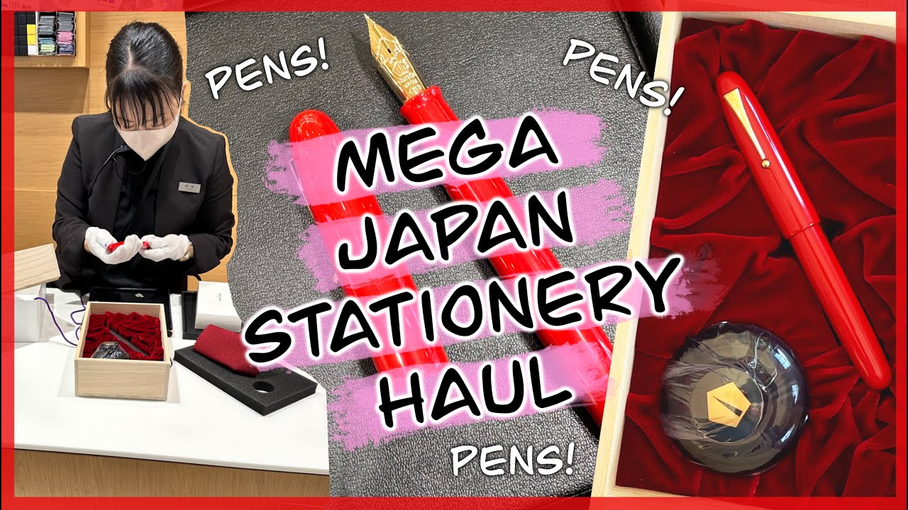 Japan Stationery Haul - Part 4: Fountain Pens, Notebooks, and Inks!