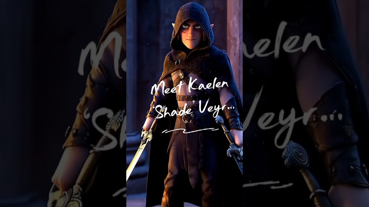 ⚔️ Kaelen “Shade” Veyr | Rogue Character Stats Reveal | D&D Short 