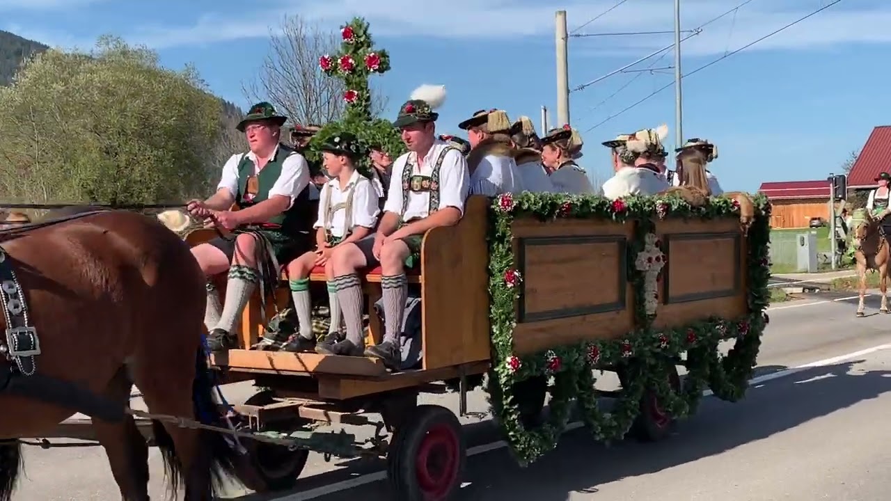 LEONHARDIRITT in Unterammergau, 30. Oktober 2022, Leonhardi-Ritt