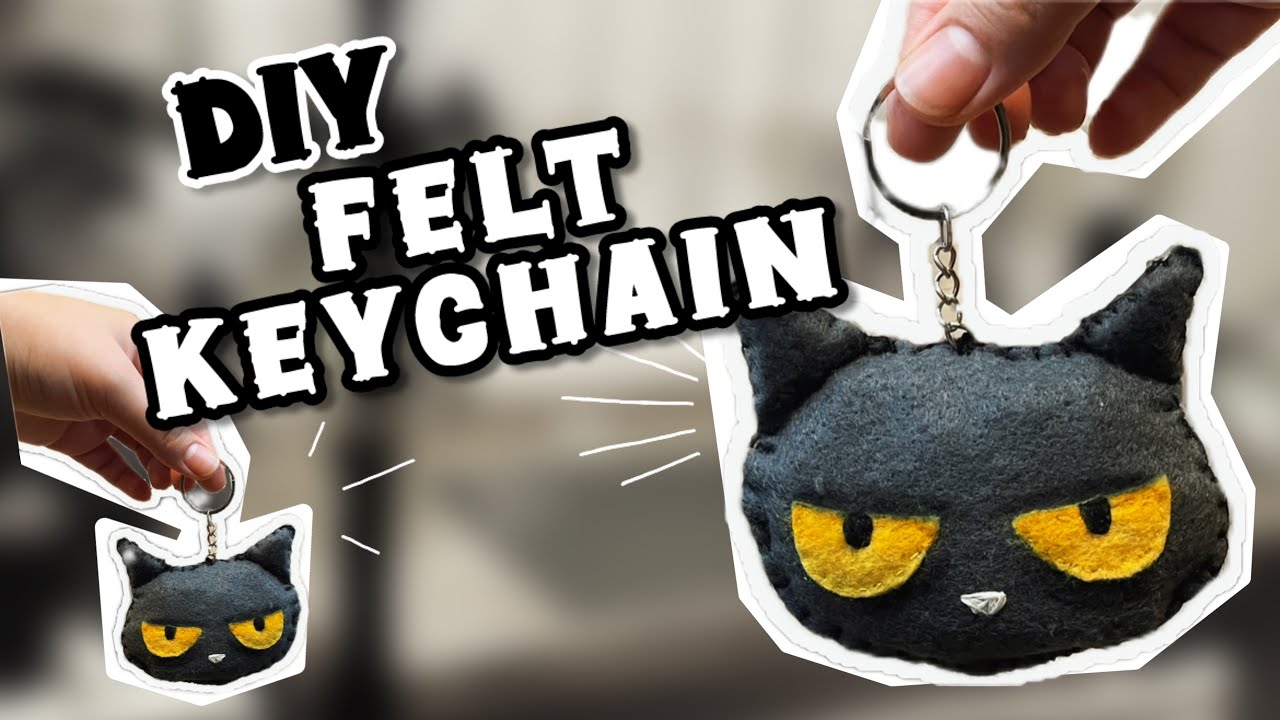You Won’t Believe This DIY Felt Keychain😳