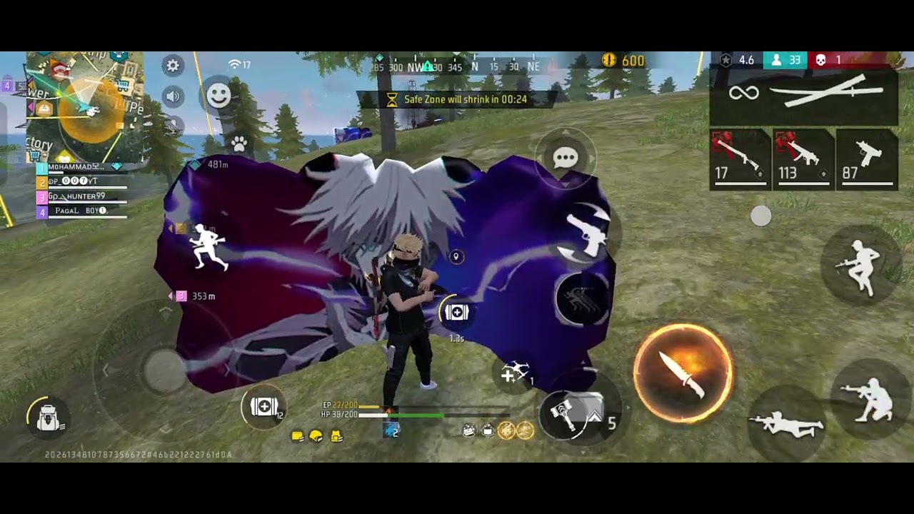 #freefire😱 A blue zone🔥 crazy gameplay#ff 
