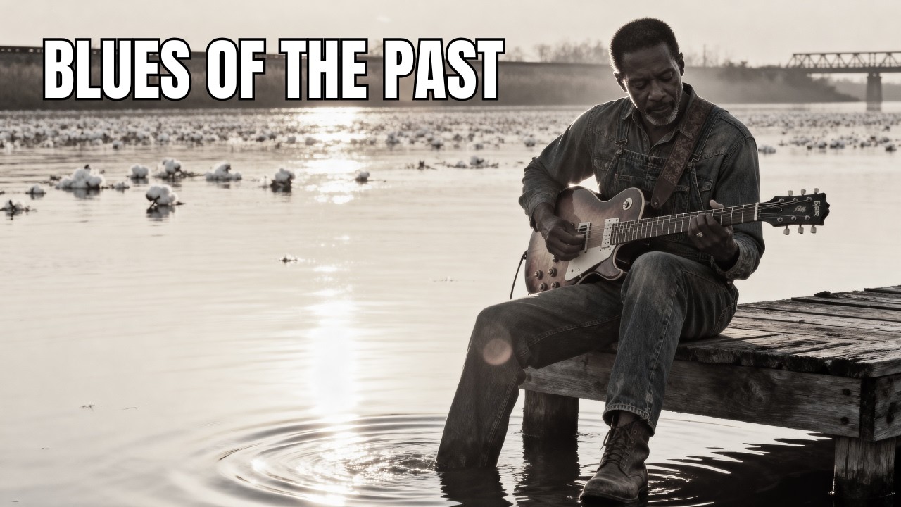 Vintage Style Delta Blues Guitar