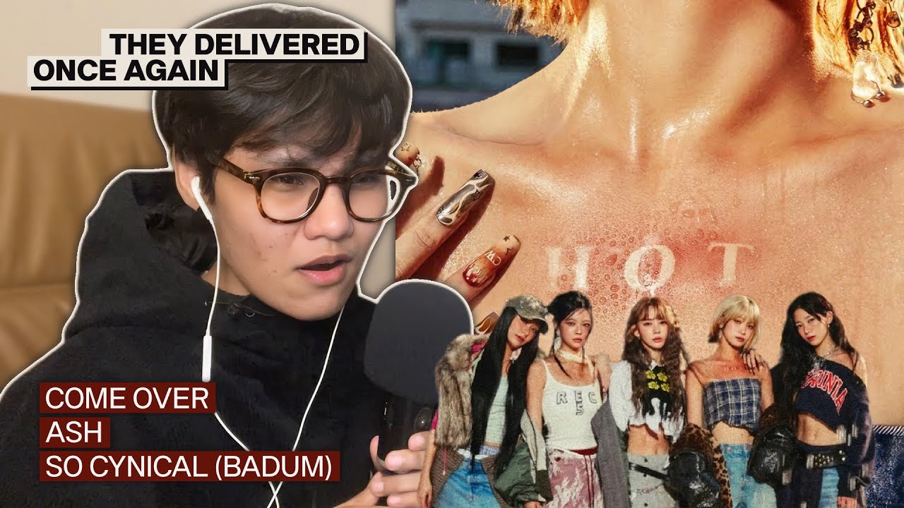 MUSIC TEXTURE GOES HARD 😳😮‍💨 LE SSERAFIM 'HOT' ALBUM REACTION | Come Over, Ash, So Cynical (Badum)