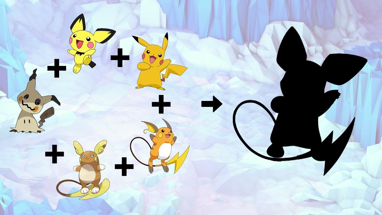 Requests #77 - Fusemon: Mimikyu + Pichu + Pikachu + Raichu + Alolan Raichu