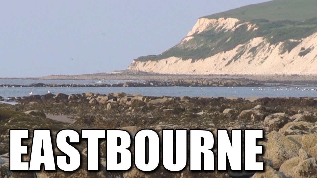 Eastbourne in East Sussex - British shore fishing marks, South Coast, England, Britain, UK