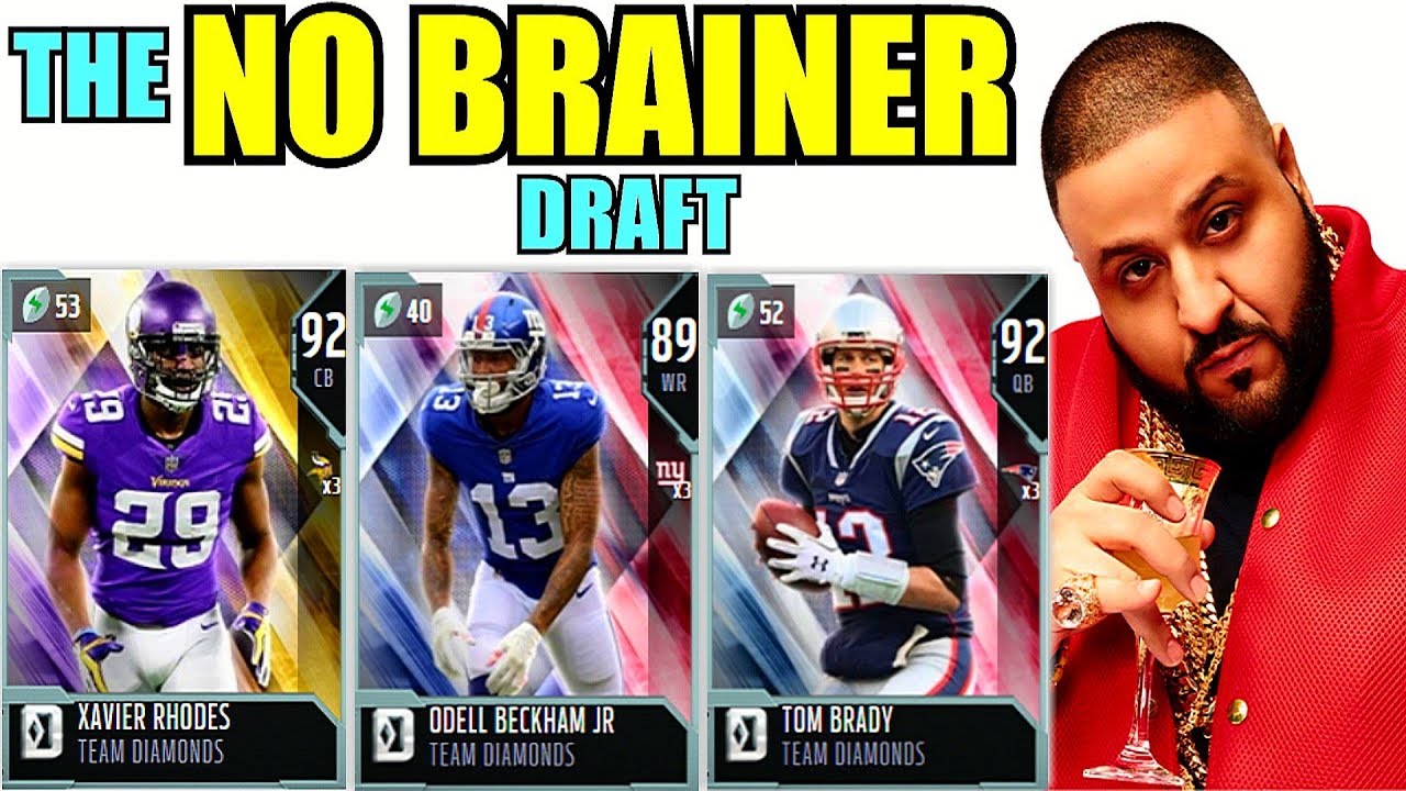 THE NO BRAINER DRAFT! Madden 19 Draft Champions Gameplay