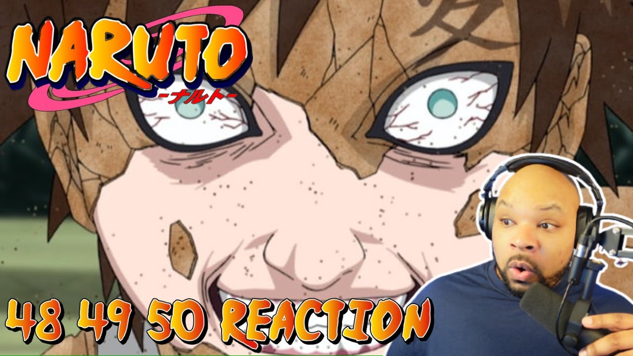 Rock Lee vs. Gaara!!!...DBZ Fan's Reaction to Naruto | Episodes 48-50