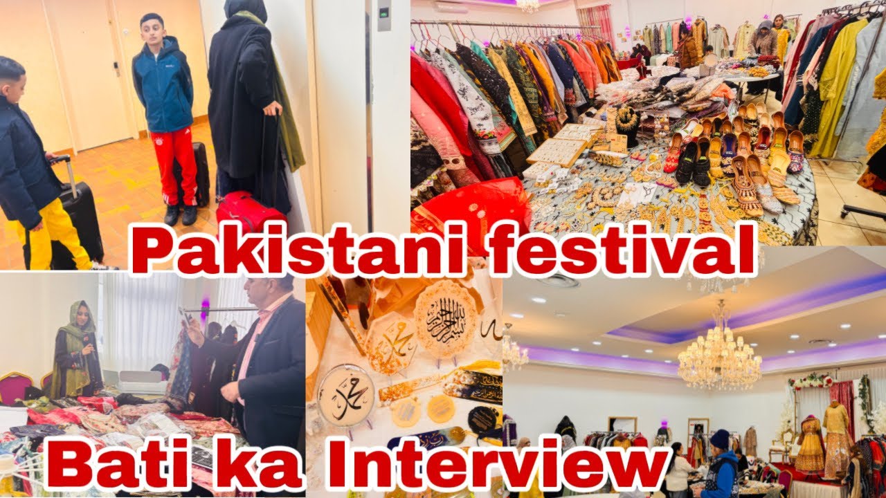 Pakistani Festival in France | Hath ka Dia aysy b kam ata jasy mary a Rha