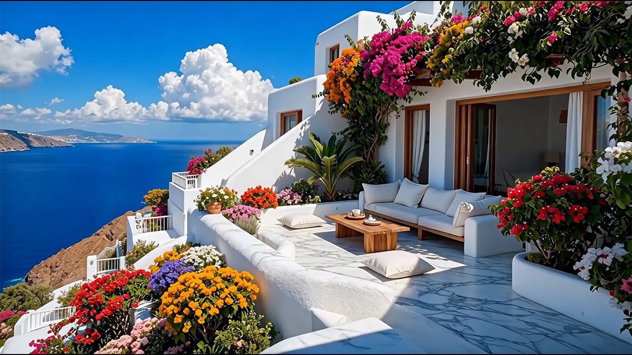 Deep Relaxing Music 🌿 Cozy Ocean View City 🎶 3 Hours of Absolute Relax