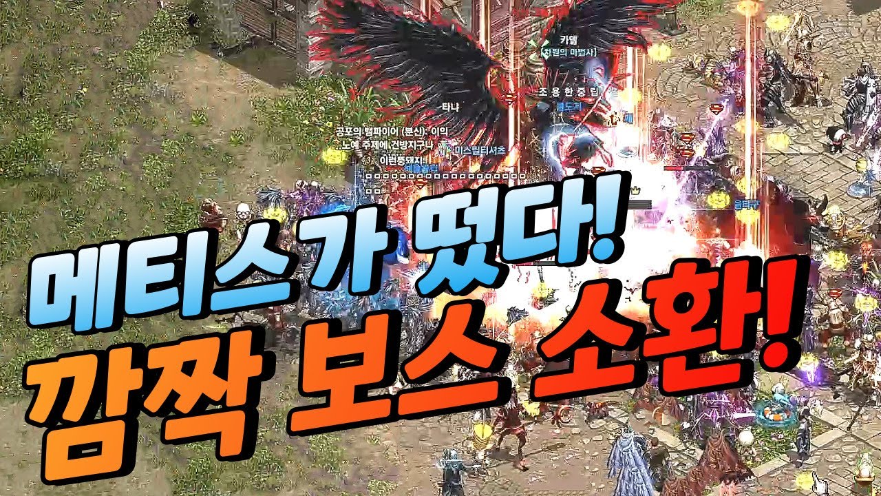 메티스가 떴다! 