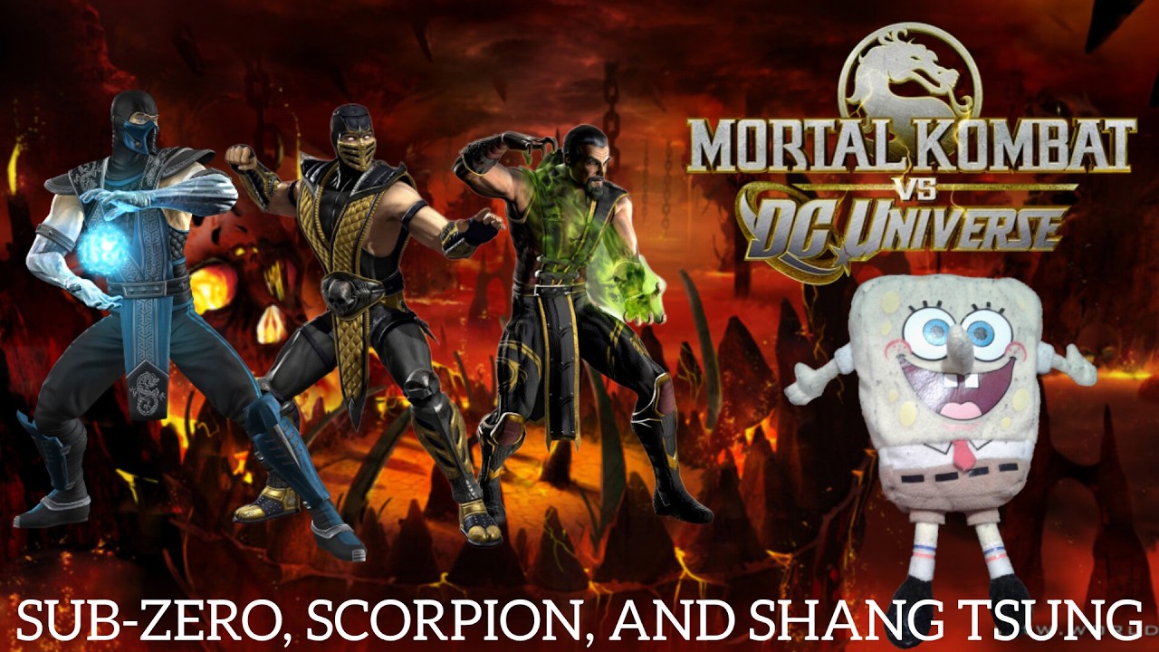 SpongeBob Replays MK vs. DCU - Part 2 (Sub-Zero, Scorpion, and Shang Tsung)