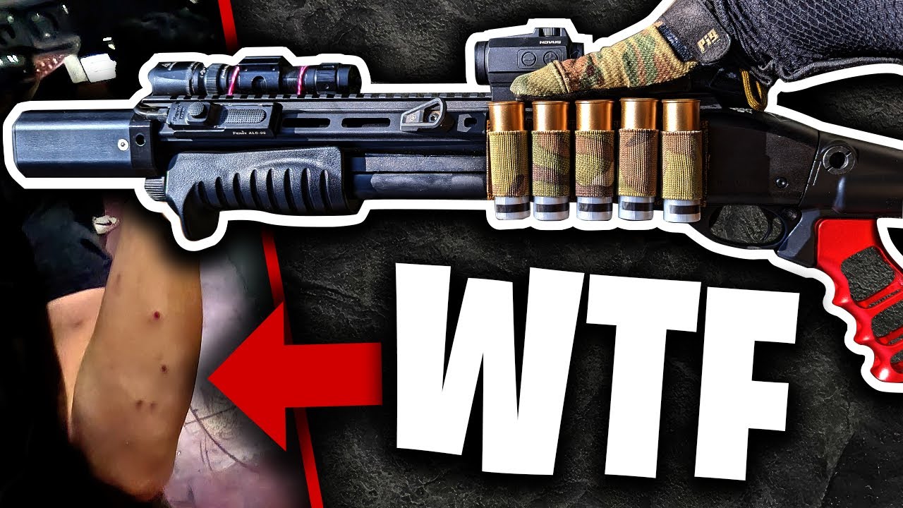 OUCH! - Airsoft Shotgun Gameplay & Funny Moments