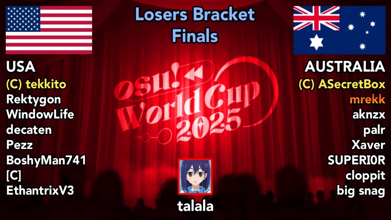 Талала смотрит игру США VS Австралия на OWC 2025. Финал Нижней сетки