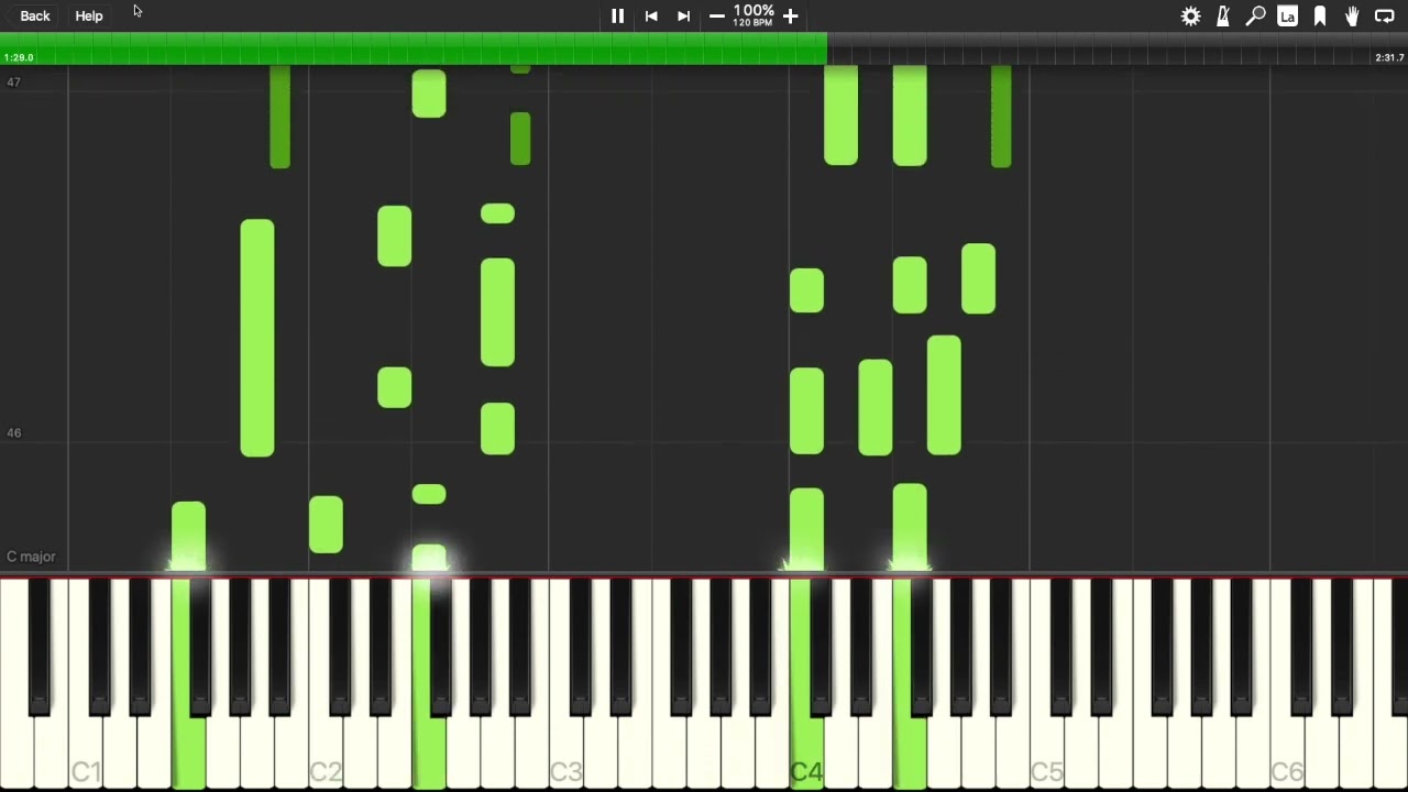 The Egg Travels - Dinosaur (Piano Tutorial)