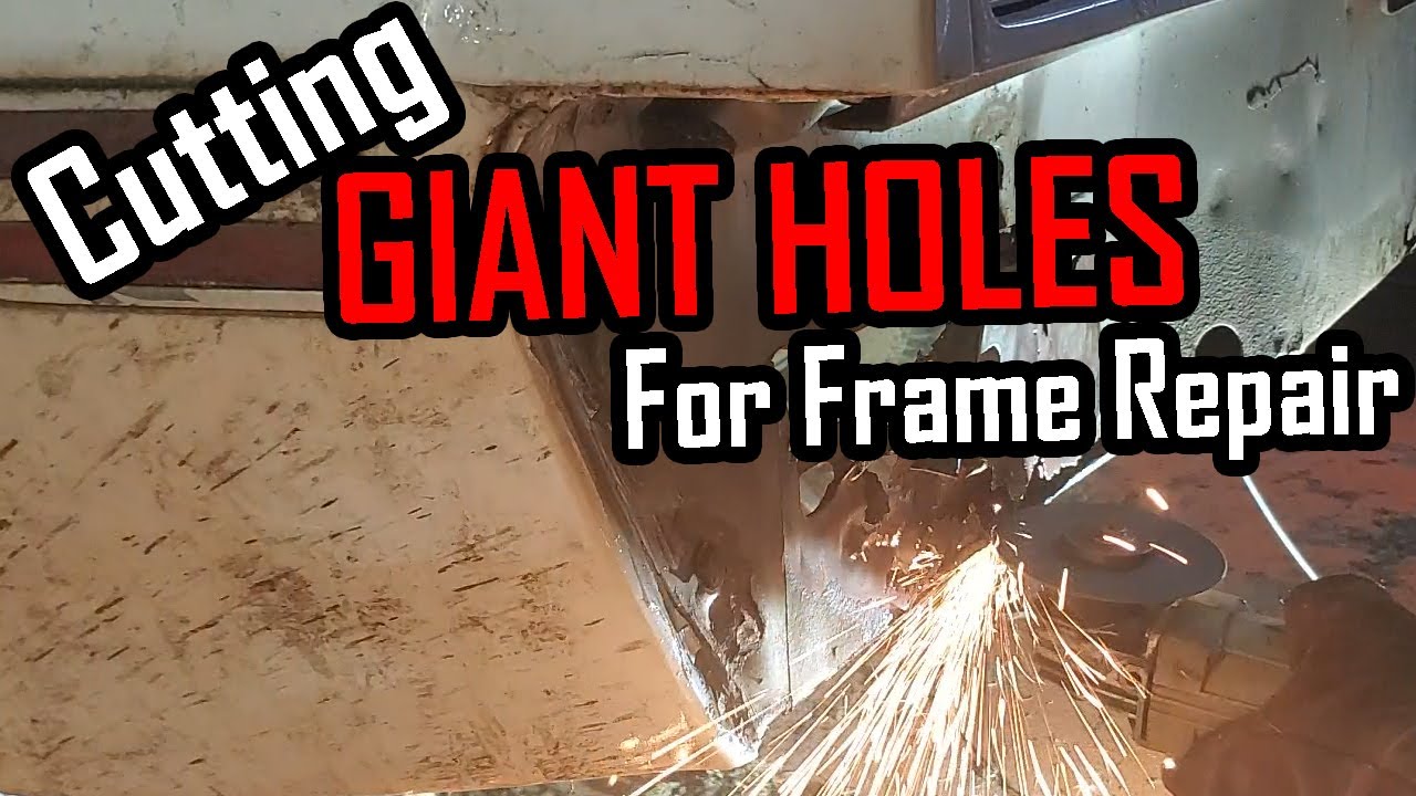 Frame Repair - Cutting Out Rear Frame Rust On 1978 Pontiac Firebird