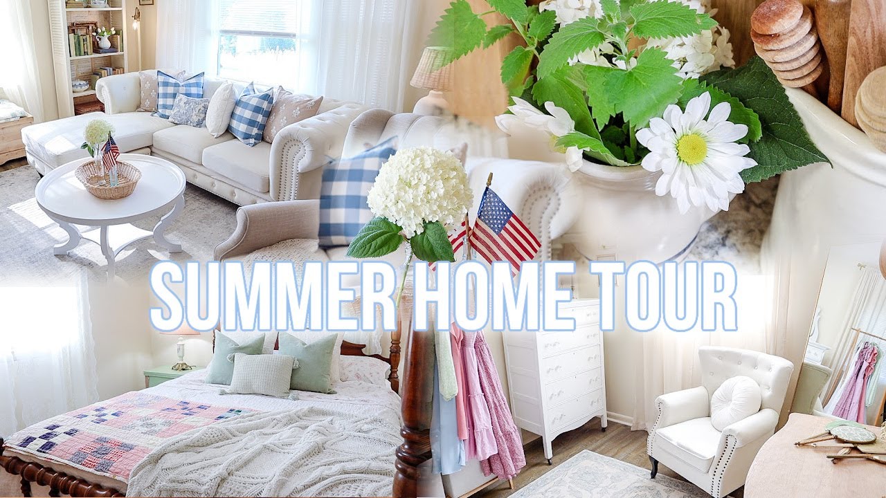 SUMMER HOME TOUR 2023 / VINTAGE COTTAGE HOME TOUR 🩵