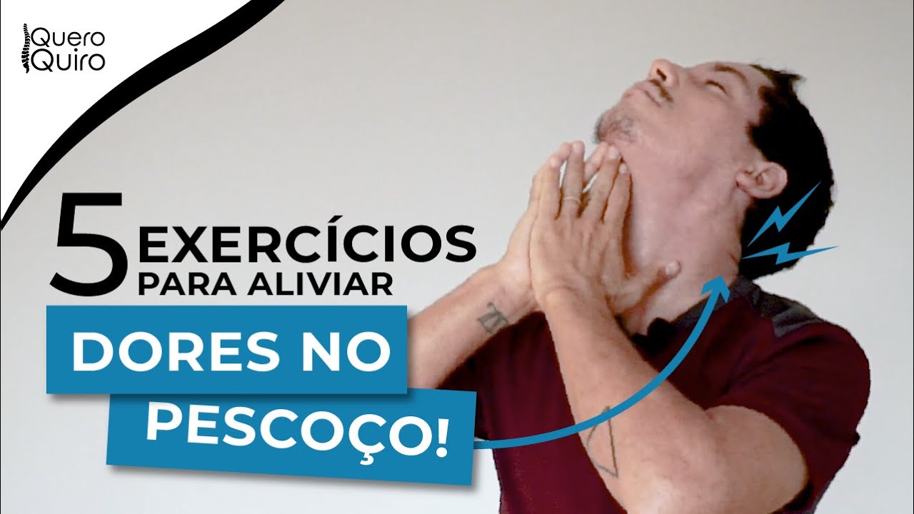 Dores no pescoço! Exercícios para aliviar as dores!