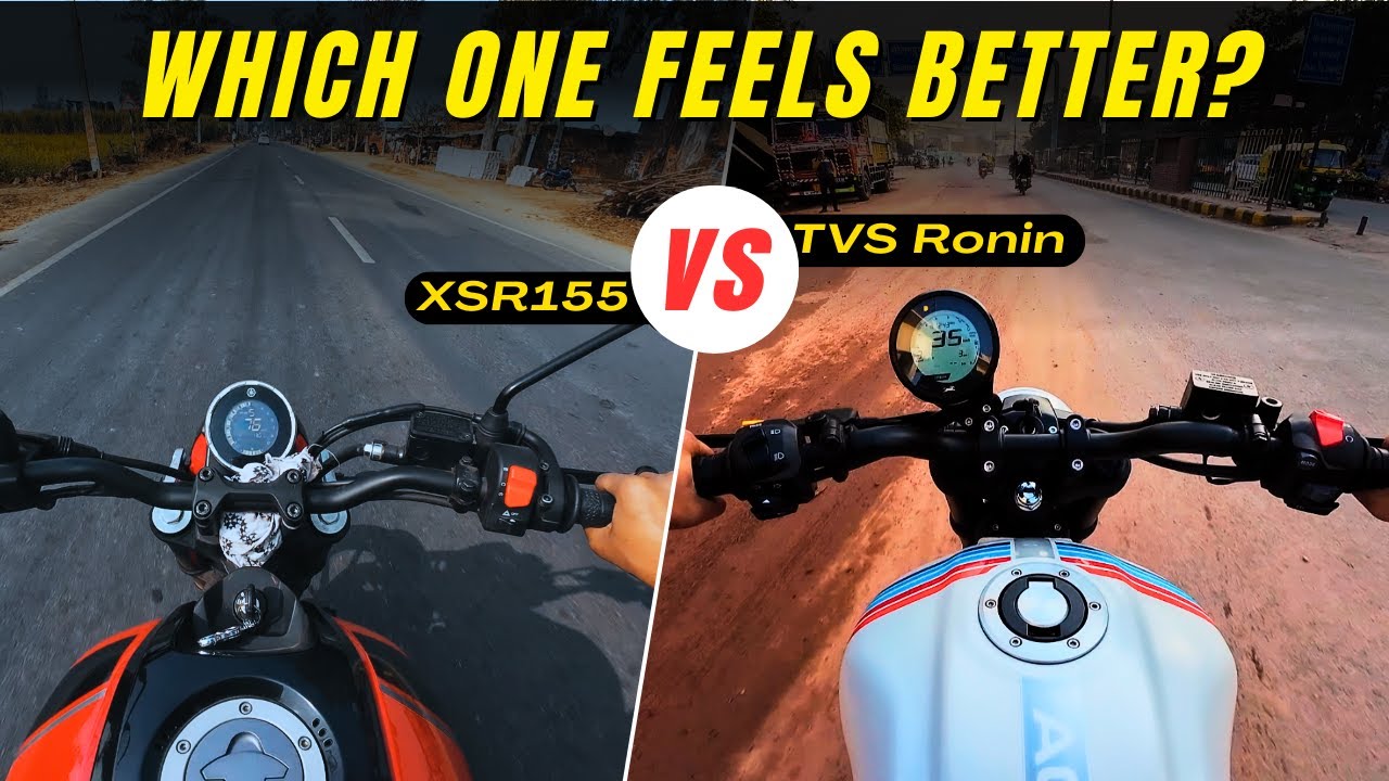 TVS Ronin 2026 vs Yamaha XSR 155 – Which Bike Actually Feels Better on Indian Roads?